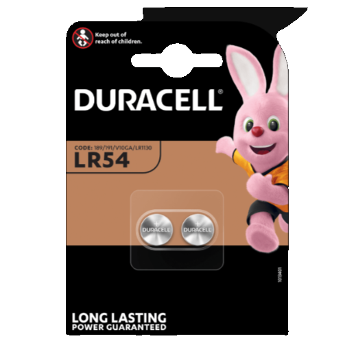 Duracell Batteria A Bottone Lr 54 1.5 V 2 Pz. 65 Mah Alcalina/Manganese Ag10 - Immagine 2