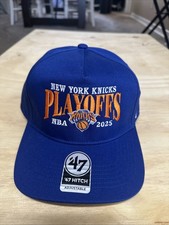 ‘47 Brand New York Knicks Hat 2025 Playoffs Rare SnapBack