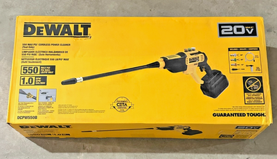 #ad *BRAND NEW* DEWALT 20V MAX 550 PSI cordless power CLEANER Tool only DCPW550B $149.99