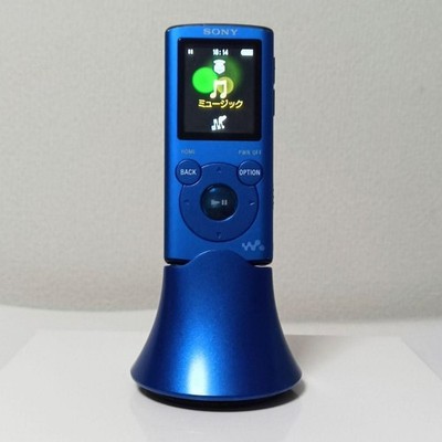 SONY WALKMAN 【NW-E052K】 Sony Walkman NW-E052K E Series Blue MP3 Player w/ Speaker Dock