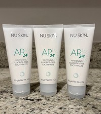 Exp: 09/2028. 3 Tubes of NU Skin Ap24 Whitening Fluoride FREE Toothpaste