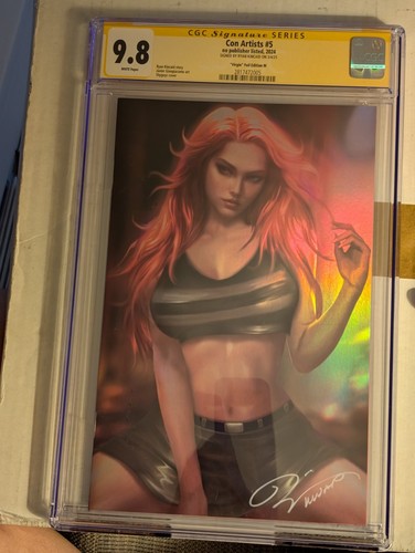 Con Artists #5 CGC 9.8 SS Virgin Foil Shyguyz Freddy Signed by Ryan Kincaid
