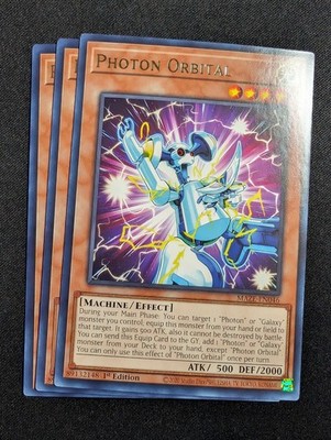 Yugioh - 3x Photon Orbital MAZE-EN046 1st Edition Rare NM