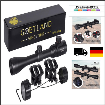 Goetland Zielfernrohr 3-9x40 EG Airsoft Rot Fadenkre