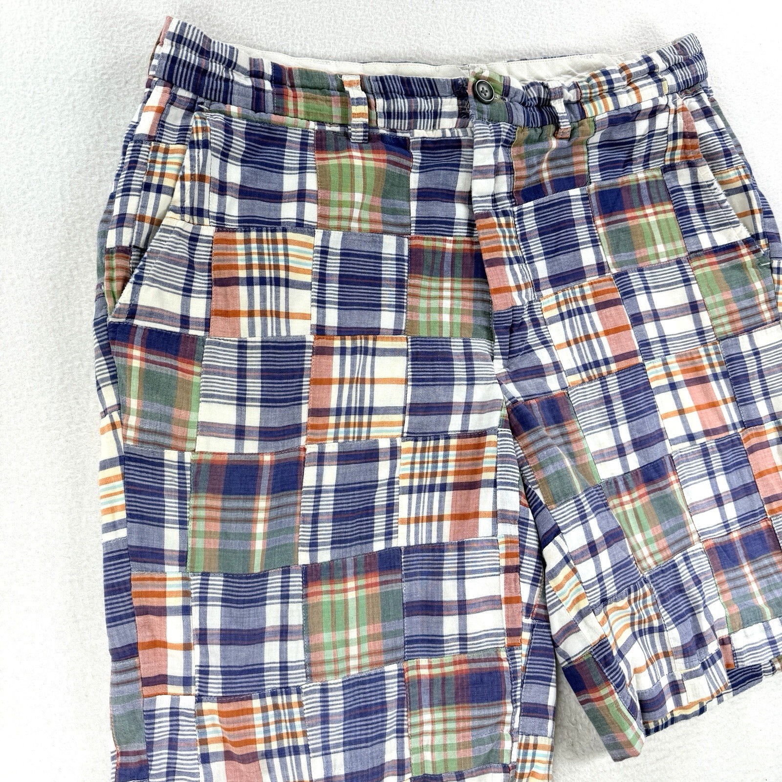 Mens Pendleton Patchwork Plaid Bermuda Shorts Mul… - image 3