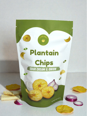 Plantain Chips Sour Cream And Onion 12 Packs