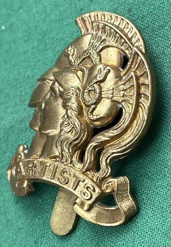 Early 28th London Regiment, "Artists" ~ Genuine British Army Military Cap Badge - Picture 8 of 9