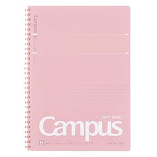 Campus Notebook Medium Horizontal Ruled Dotted Cutoff B5 Pink S-S111BT-P 10 Book