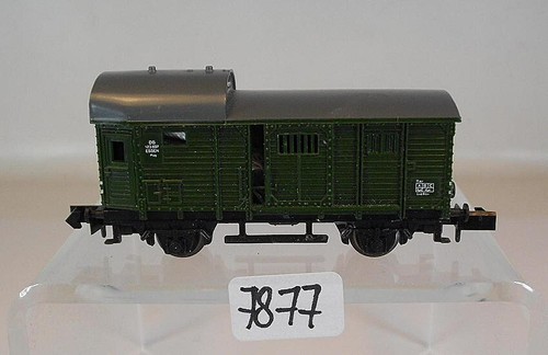 Arnold Spur N 1/160 Güterzugbegleitwagen 2-achsig der DB #7877 | Zustand: Gebraucht