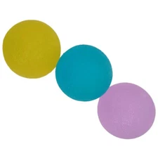 3PC Hand Therapy Squeeze Balls Combo Kit Finger Exercise Stress Relief Training