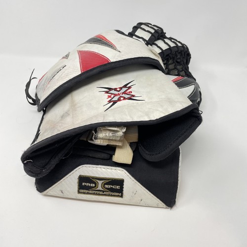 Itech X-Wing Senior SR Left Hand Hockey Goalie Glove White Black Red - Picture 6 of 14