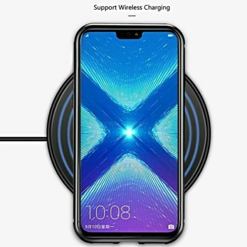 COVER MAGNETICA IN ALLUMINIO RETRO VETRO TEMPERATO CUSTODIA Per XIAOMI MI A3 A 3 - Imagen 5 de 5