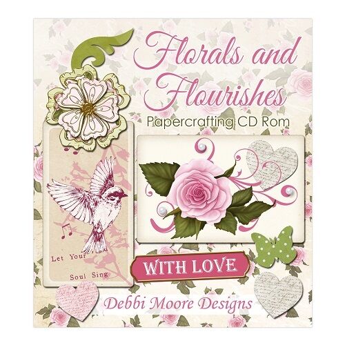 Debbi Moore Designs Florals and Flourishes Papercrafting CD Rom (324279) - Picture 3 of 3