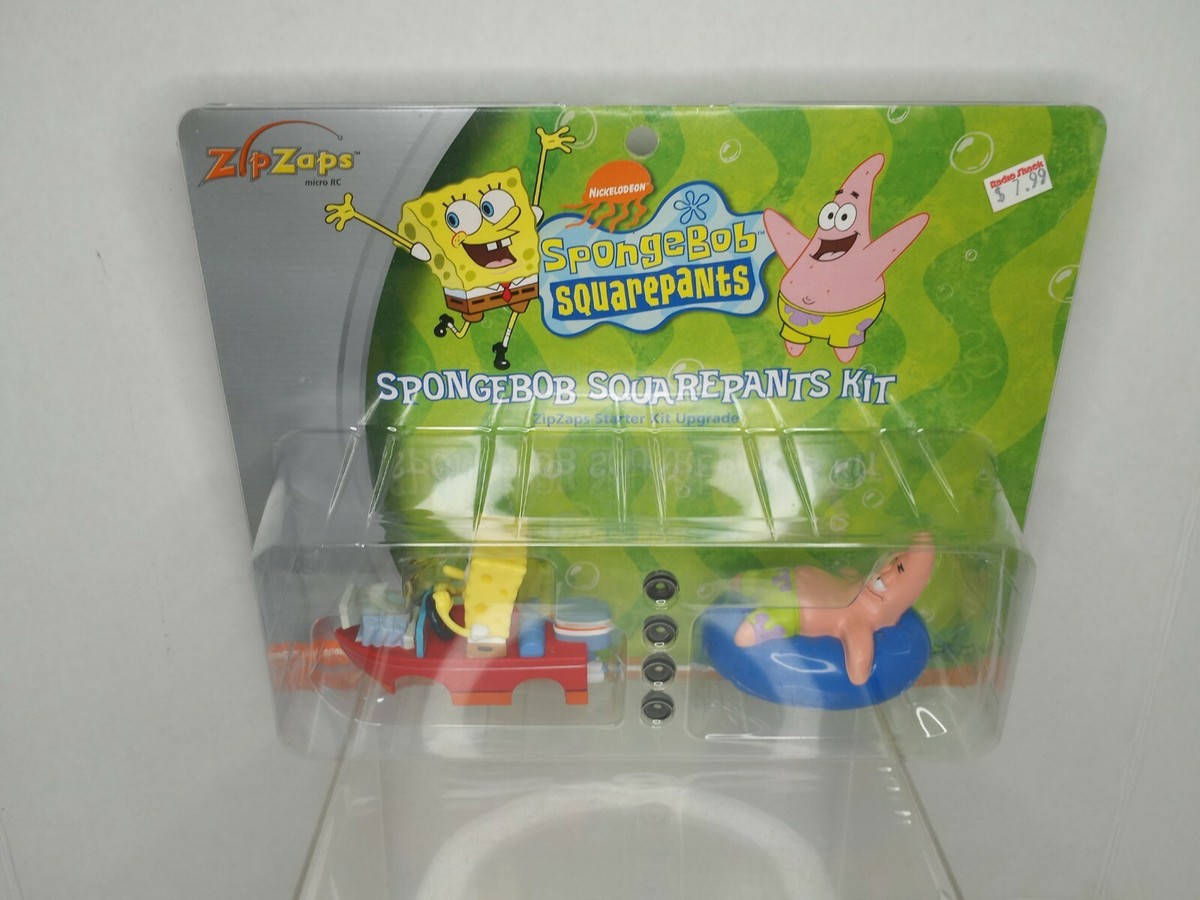 Radio Shack Zip Zaps Micro RC 1:64 Spongebob Squarepants Patrck