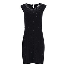 Chanel Pearl & Camellia Flower Cashmere Dress