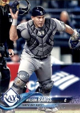 2018 Topps #476 Wilson Ramos tampa bay rays