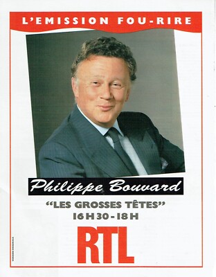 Advertising 0524 1995 RTL l'émission Fou- rire Philippe Bouvard