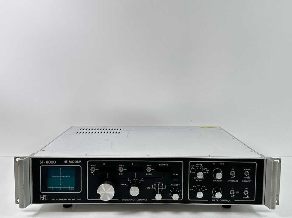 HAL Communications ST-8000 HF Modem Good Condition RTTY Demodulator ...