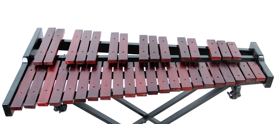 Xilófono de madera Gearlux 37 llaves con mazos, soporte y bolsa de concierto Foto 3 de 4