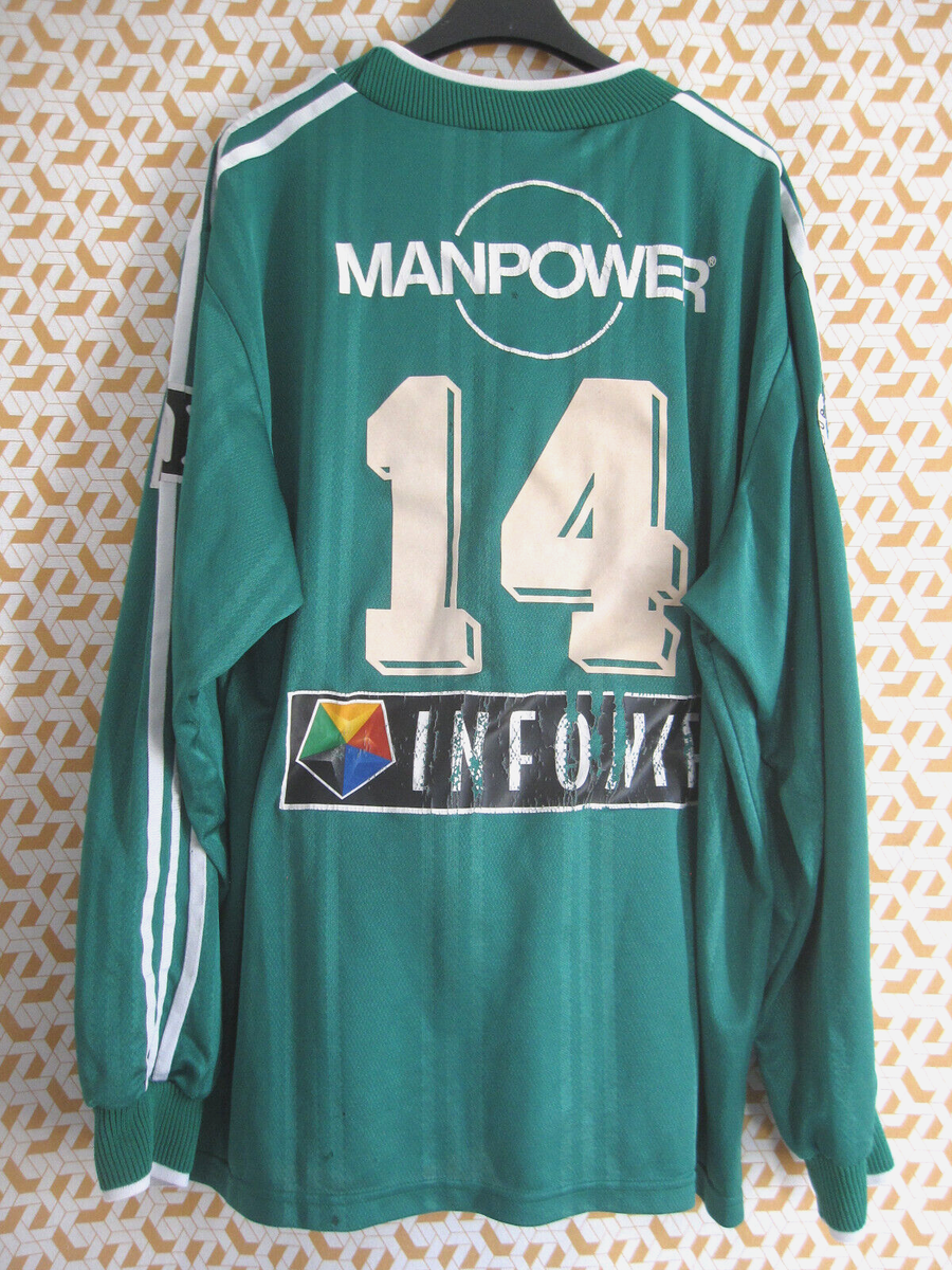MAILLOT ADIDAS GARDIEN porté #1 Coupe de France SFR Manpower vintage - XL EUR 34,90 - FR