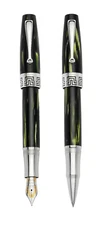 Montegrappa Extra 1930 Bamboo-Green Celluloid Fountain Pen Medium 18kt nib MIB