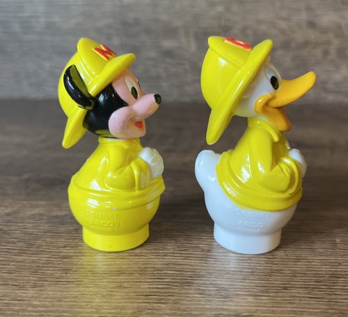 Raro De Colección Mattel Arco Mickey Mouse Pato Donald Bomberos Mickeytown Coleccionable - Imagen 4 de 6