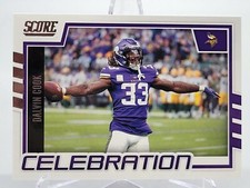 2022 PANINI SCORE DALVIN COOK CELEBRATION FOOTBALL CARD VIKINGS NFL donruss 