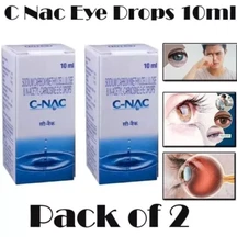 Pack Of 2 C-NAC Eye Drops Cataract N -Acetylcarnosine - 10ml