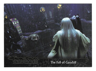 2001 Topps The Lord Of The Rings FOTR #111 The Fall of Gandalf