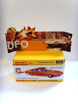 DINKY TOYS No.352 - UFO. ED STRAKERS CAR. Custom repro box and insert tray ONLY.