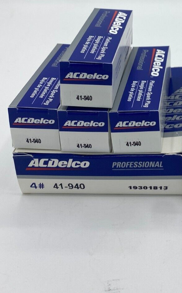 AC Delco 41-940 Platinum Spark Plug Set of 4 for Buick Chevy Corvette Camaro
