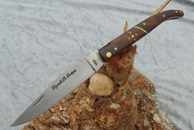 Laguiole Le Rustique Taschenmesser XL Klappmesser B-Ware Holzgriff NEU! N 60