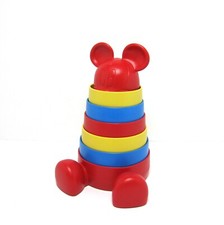 Disney Baby Mickey Mouse Stacker Green Toys Sorting Colors Motor Skills 6 Mon 