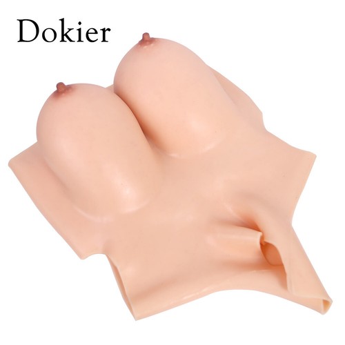 Cruces Dokier sin aceite silicona formas de pecho placas drag queen boobs falsos - Imagen 3 de 12