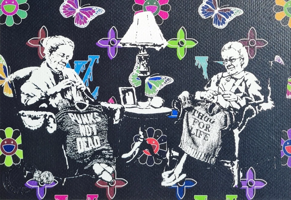 DEATH NYC * Grannies * 45 x 32 cm * signed * limited * Certificate # xx/120 - Bild 4 von 4