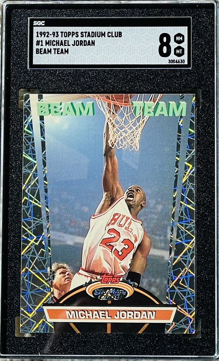 その他 1993 Topps Stadium Club BEAM TEAM 1992 92 - 93 TOPPS STADIUM CLUB BEAM TEAM MICHAEL JORDAN PSA