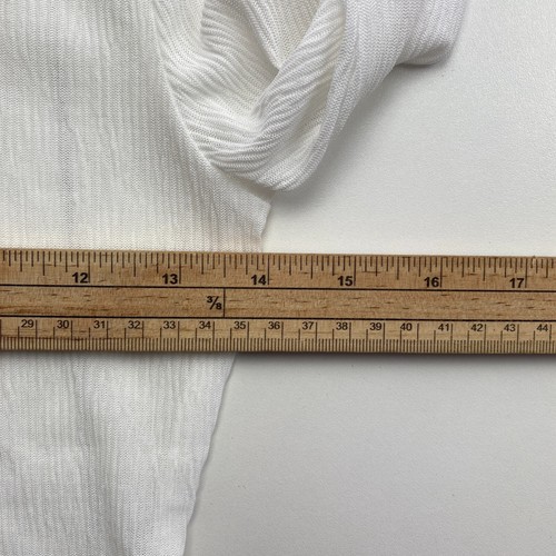 Levi's Women White Mock Neck Lettuce Edge Second Skin Long Sleeve Tee Size XS - Picture 8 of 11