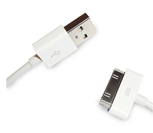 Cable de carga/sincronización USB de 3x 30 pines para Apple iPhone 3G 4S 4G 3GS iPad2 - Imagen 2 de 3