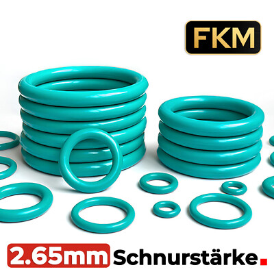 O-Ringe Dichtringe Dichtungsringe Ø 6 - 250 mm / Schnurstärke 2,65 mm / FKM 75