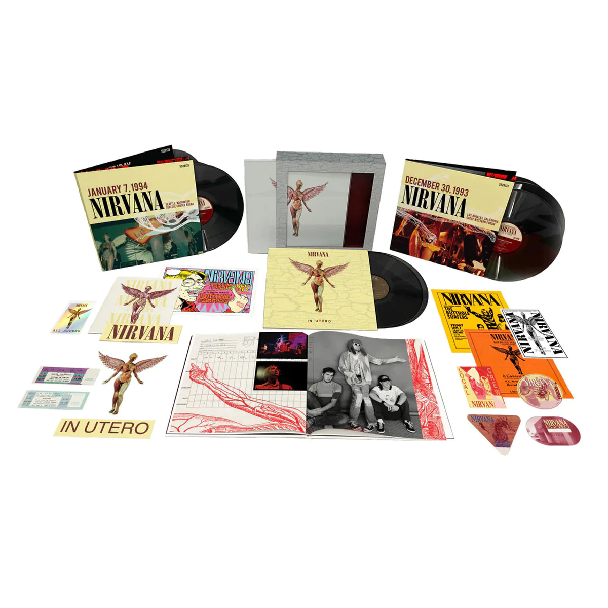 Nirvana - In Utero - (30th Anniversary) Super Deluxe 8x LP