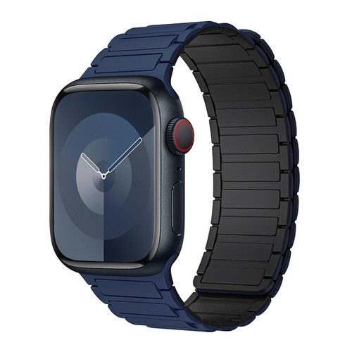 Magnetyczny pasek sportowy do Apple Watch Ultra 2 10 9 8 7 6 5 38-49MM silikonowy pasek - Zdjęcie 34 z 40