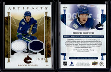 2022-23 Upper Deck Artifacts Gold Dual Patch #103 Brock Boeser /199