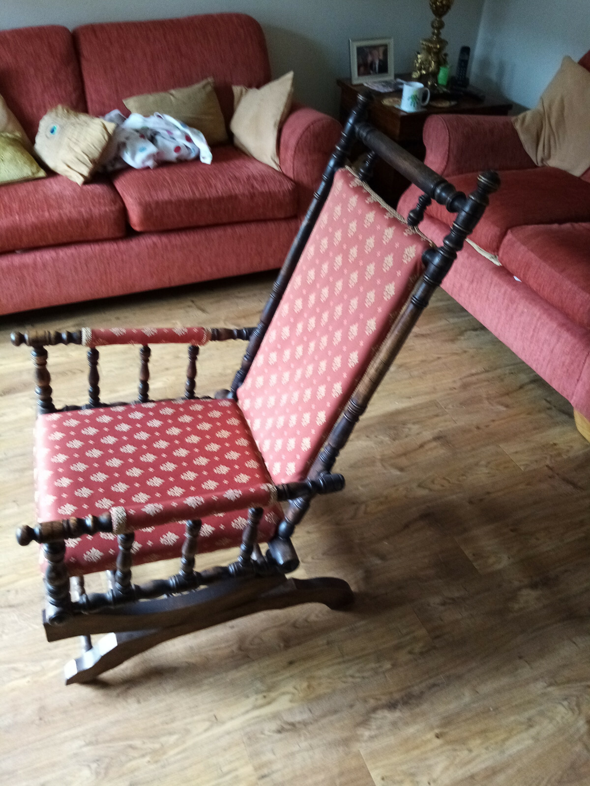 Antique vintage american rocking chair eBay