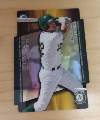 2014 Bowman Scout Breakouts BSB-CP Chad Pinder Die Cut Oakland Athletics