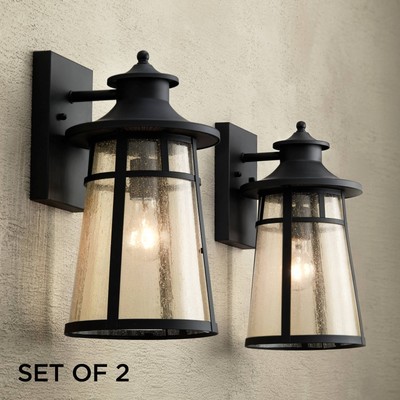 Outdoor Wall Light Fixtures Set of 2 