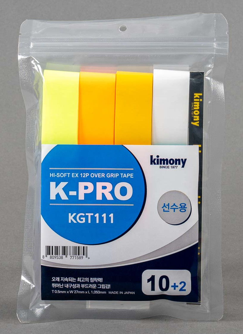 Теннисная ракетка для бадминтона Kimony Tennis Grip Tape 12шт смешанная NWT KGT111 6790₽