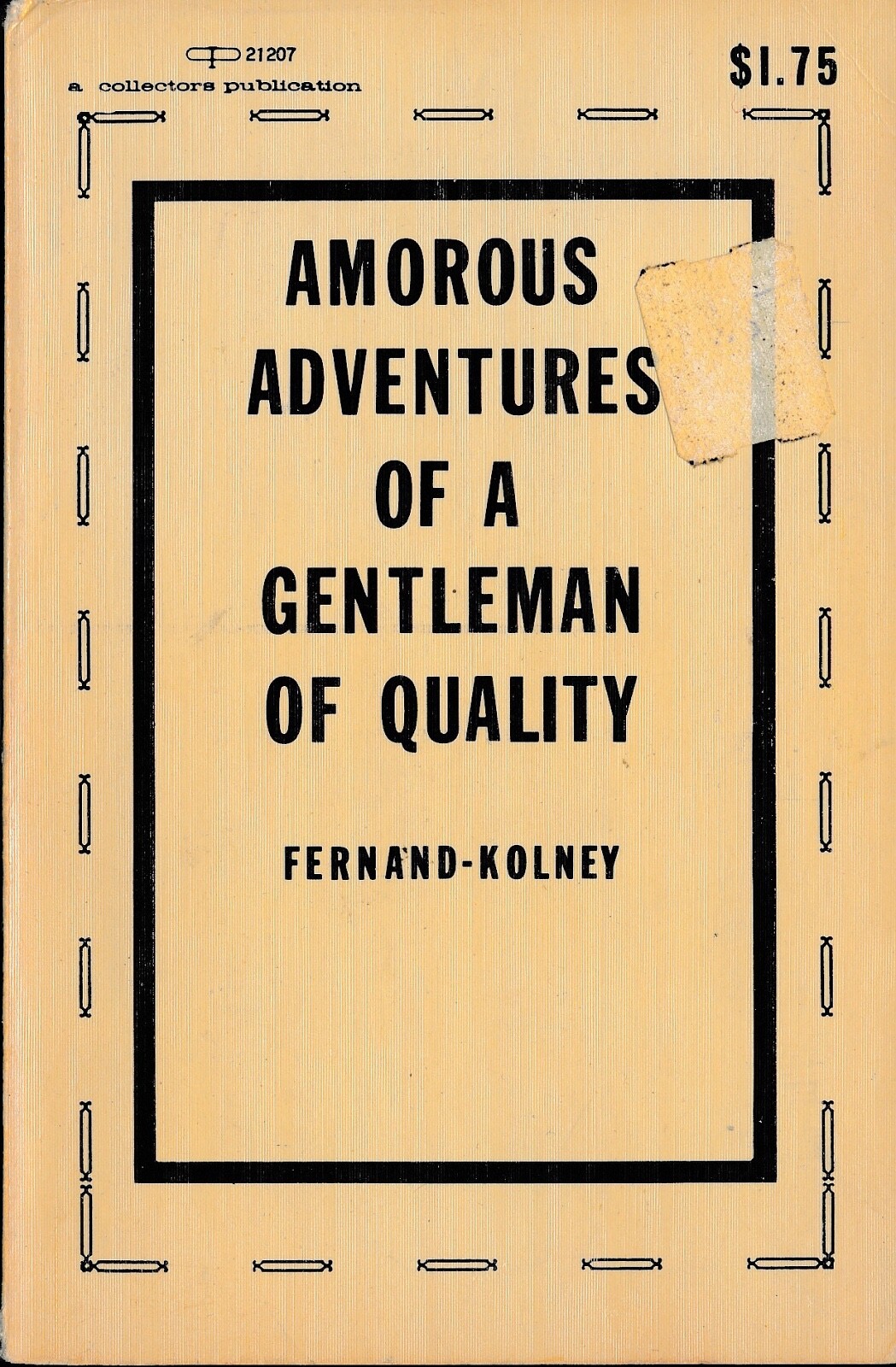 amorous adventures COLLECTORS PUBLICATION 1968 vintage erotica ...