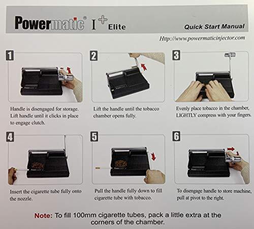 powermatic manual cigarette machine Powermatic I Plus Elite Manual Cigarette Injector - Black for sale online