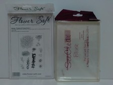 Flower Soft - Stamps Of Flowers Foliage Series 1 See Clear Block - New