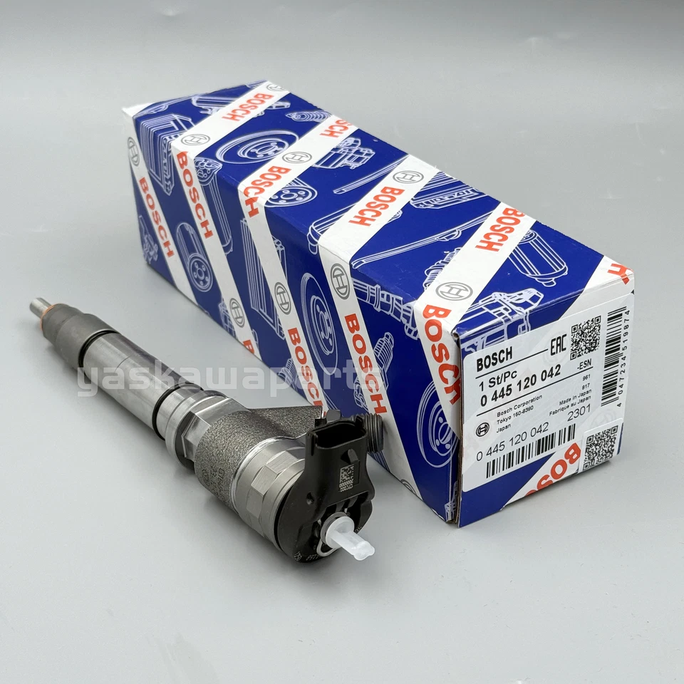 NEW 8 × 0445120042 Fuel Injectors For Chevy GMC Duramax LBZ Hummer 6.6L 2006-07 Foto 3 de 4